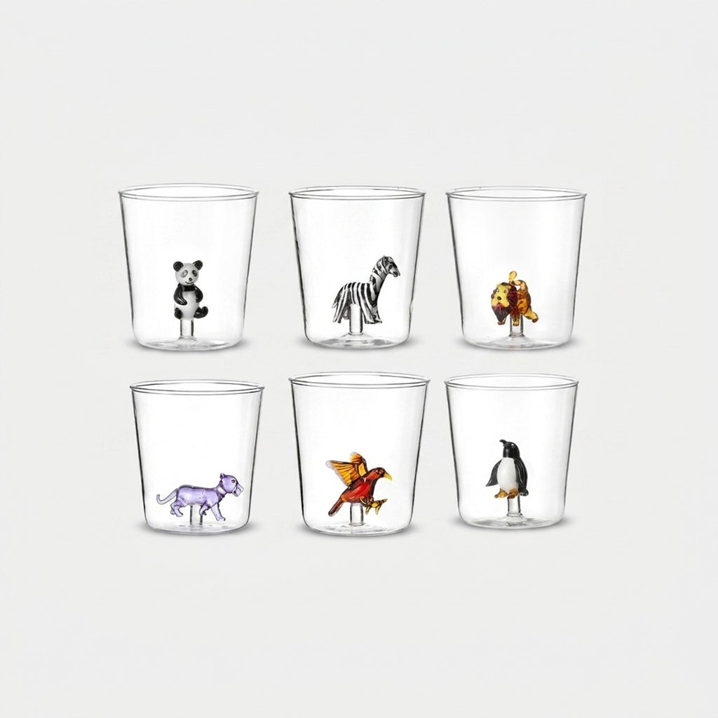 Savana Family Mix 6 - Lot De 6 Verres Décorés