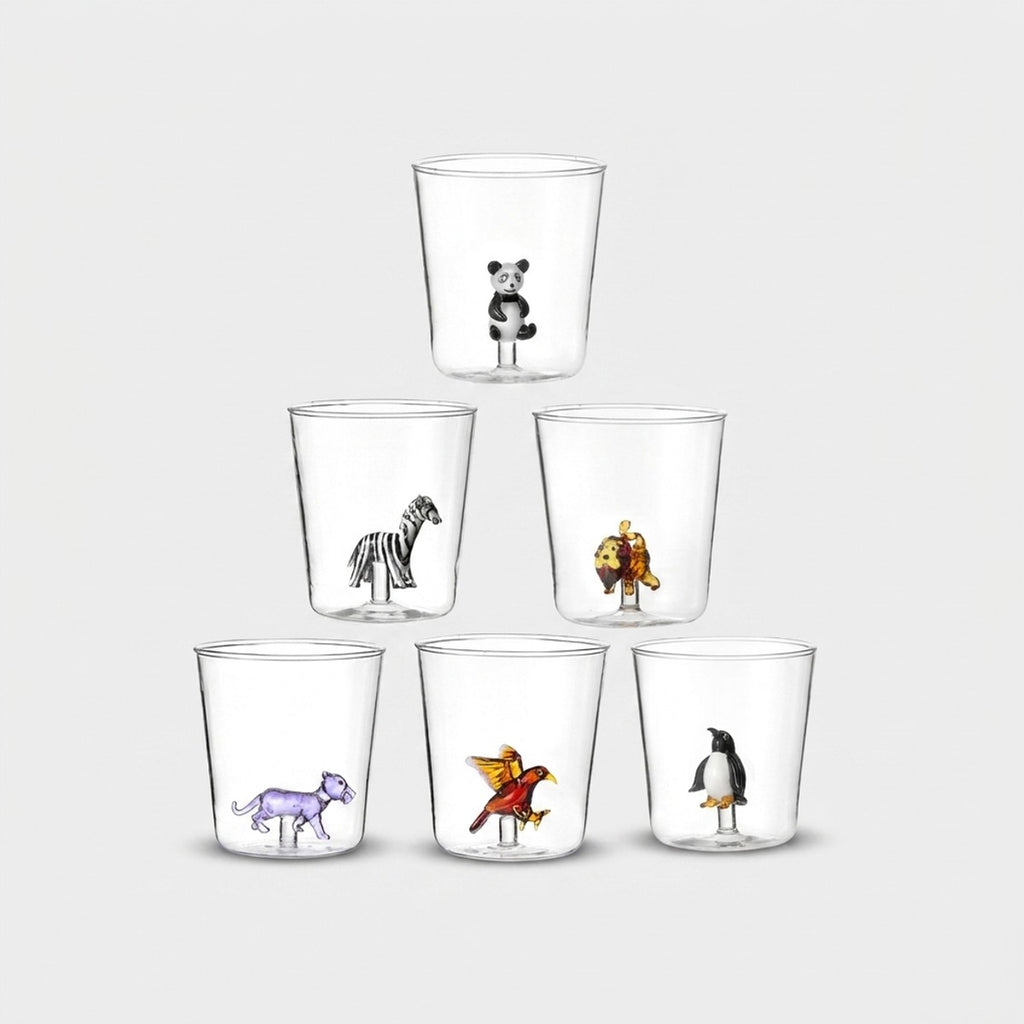 Savana Family Mix 6 - Lot De 6 Verres Décorés