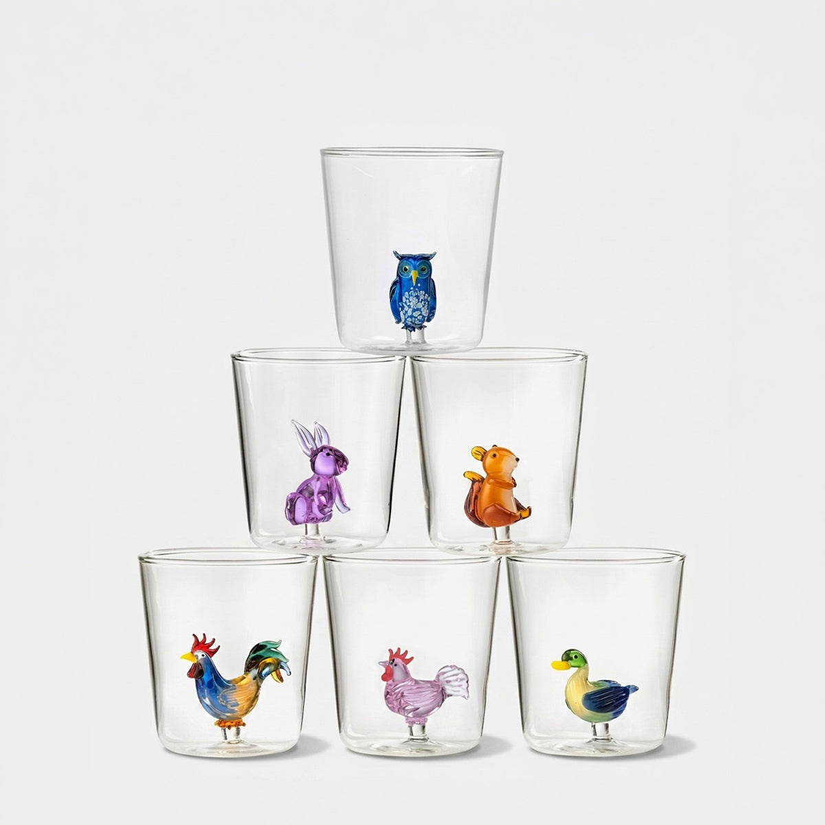 Pet Friends Mix 2 - Lot De 6 Verres Décorés