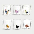 Pet Friends Mix 5 - Lot De 6 Verres Décorés