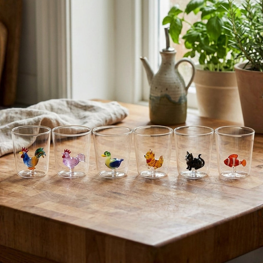Pet Friends Mix 5 - Lot De 6 Verres Décorés