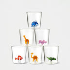 Savana Family Mix 2 - Lot De 6 Verres Décorés