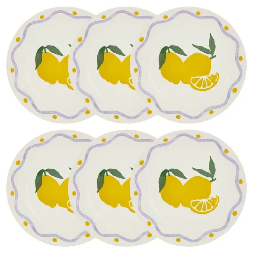 Plato de postre Fruity Citrons