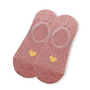 Lot de 5 socquettes invisibles cœur doré. Douces, antiglisse, élégantes. Parfaites pour un look discret, confortable et raffiné durant l’été.