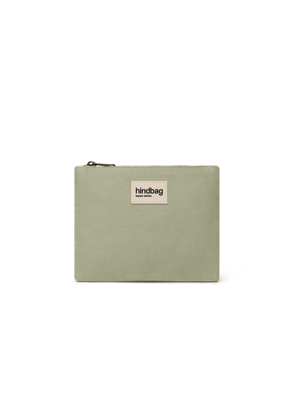 Estuche Lou verde arcilla