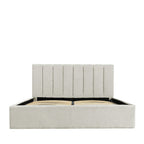 Lou - Storage Bed - Fabric - Ecru