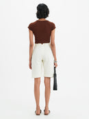 Pantalones cortos Lou - Crema de mantequilla