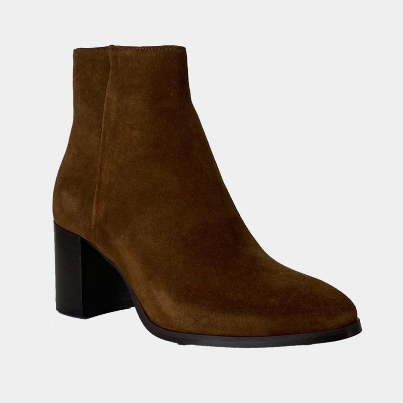 Bottines Ann Tuil Louna - Velours Camel