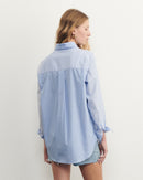 loutil poplin shirt 'do not disturb'#color_patchwork-poplin