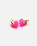 Lova Lova Earrings - Fuchsia