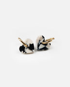 Boucles D'Oreilles Lova Lova - Noir Et Blanc
