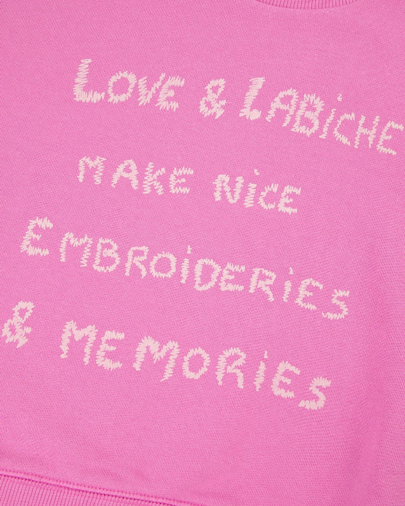 'love & labiche' pereire sweatshirt#color_water-lily