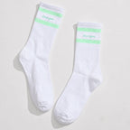 Chaussettes Hautes Blanches À Message