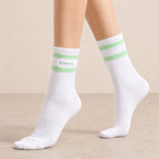Chaussettes Hautes Blanches À Message