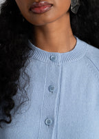 Cardigan Emily Merino Wool - Baby Blue