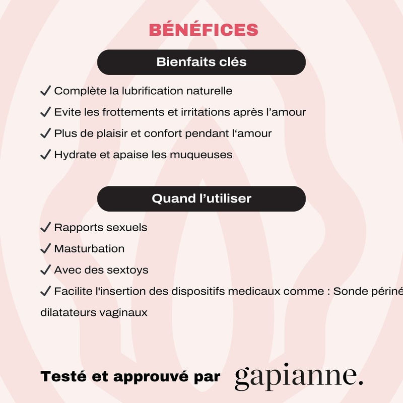 Le lubrifiant intime naturel - My Lubie-Gapianne