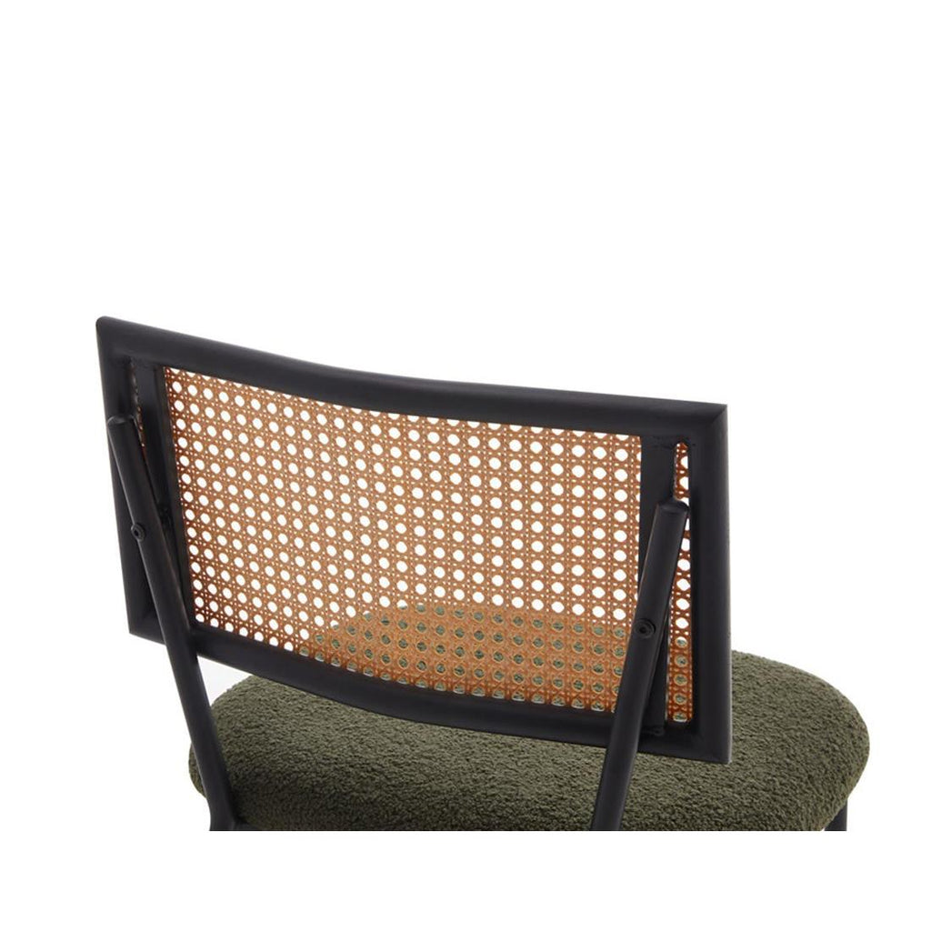 Luciano - Pack De 2 Sillas - Tejido Borreguito - Verde Caqui