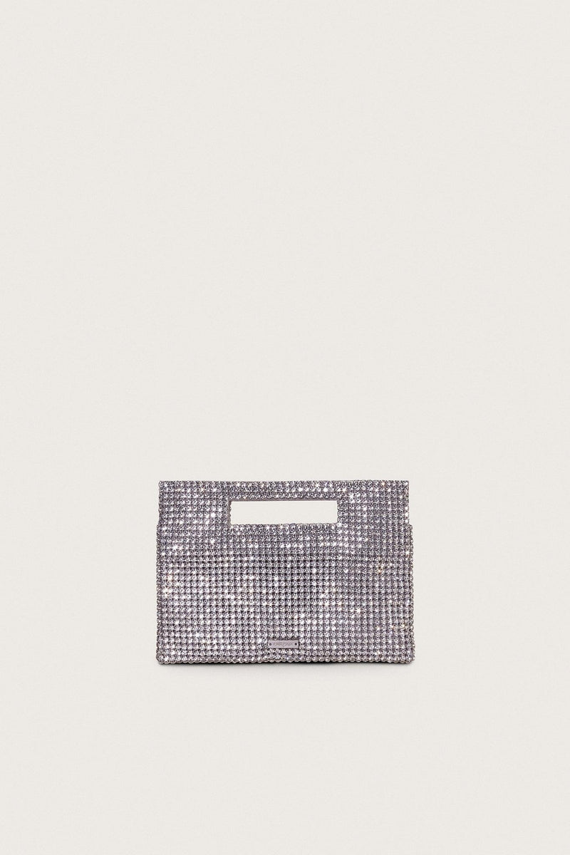 Lucinda Mini Strass Shoulder Bag - Transparent