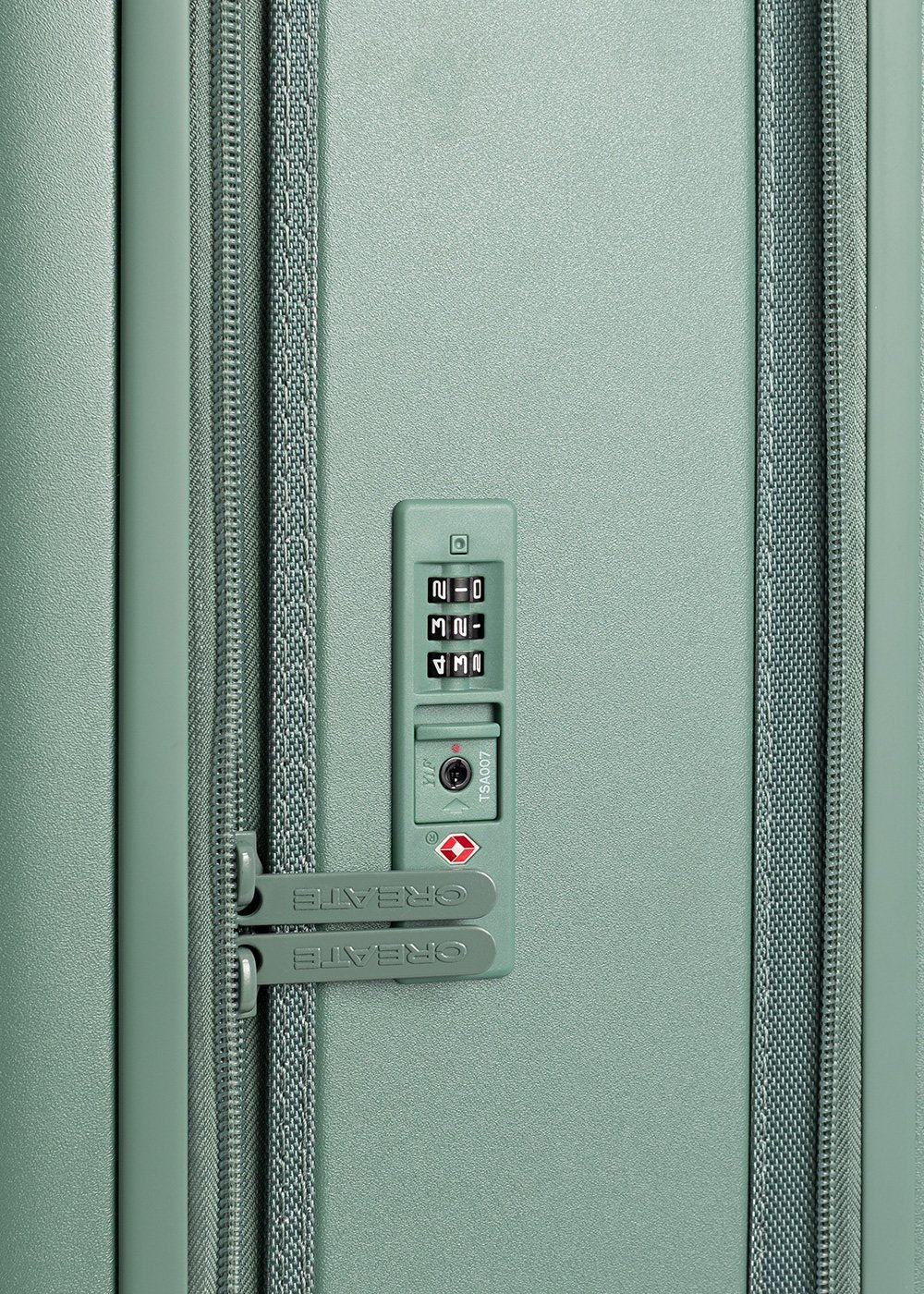 Luggage Studio Foldable - Maleta de cabina rígida plegable de policarbonato con cerradura TSA y ruedas multidireccionales - Verde