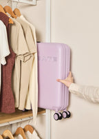 Luggage Studio Foldable - Maleta de Cabina Rígida Plegable de Policarbonato con Cerradura TSA y Ruedas Multidireccionales - Lavanda