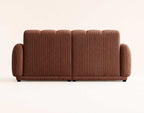 Luigi - 3-Seater Straight Sofa - Corduroy - Terracotta