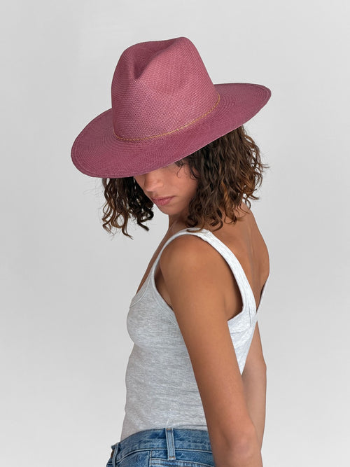Sombrero de Paja Luisa - Rubor