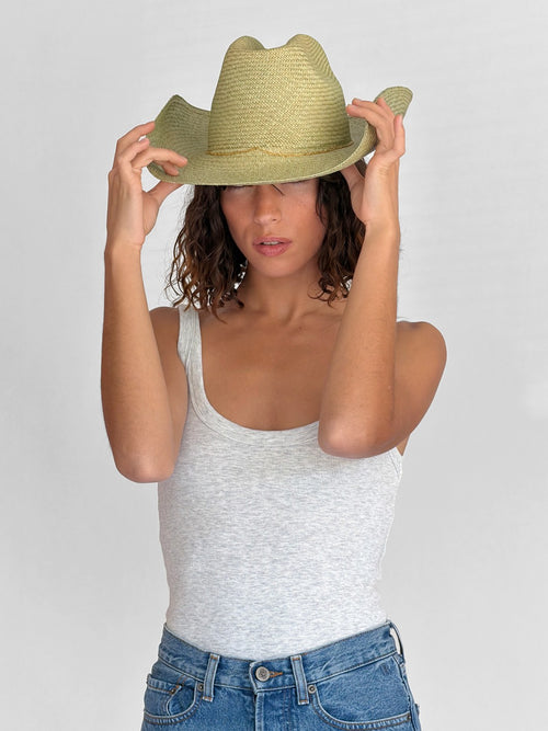 Luke Straw Hat - Sage