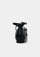 Babies Alohas Luke - Cuir Vernis Noir