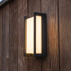 Qubo Grey - Mains Wall Light - Aluminium - Dark Grey