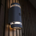 Focus Sensor - Mains-Powered Wall Light - Aluminium - Dark Grey