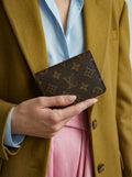 Tarjetero Louis Vuitton Monogram Lona Revestida