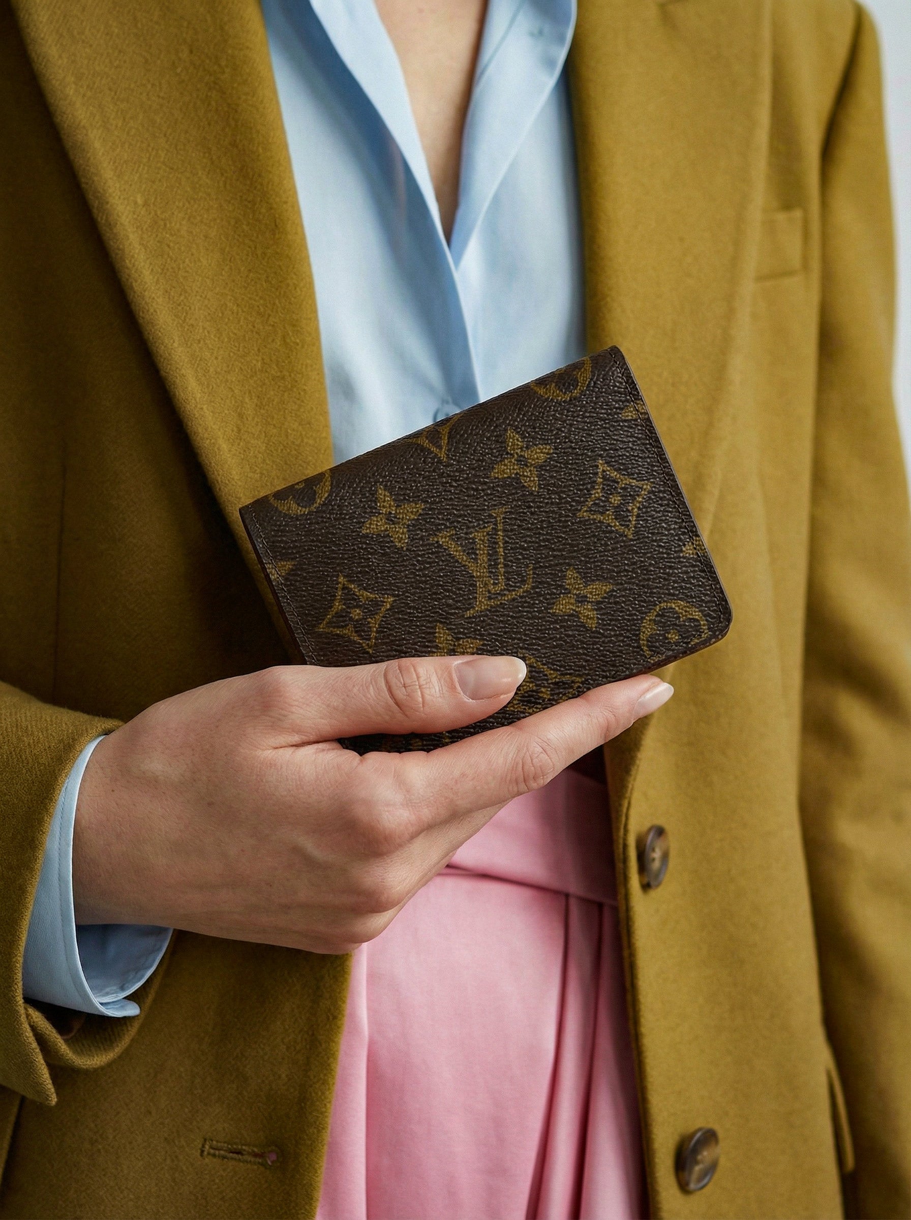 Tarjetero Louis Vuitton Monogram Lona Revestida