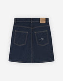 Maison Kitsuné - Mini A-Line Skirt In Indigo Denim - Washed Indigo - Women