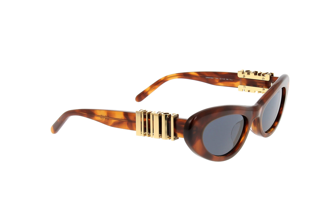 Luxury Eyewear – Okulary przeciwsłoneczne - Loewe, brązowe okulary przeciwsłoneczne z efektem szylkretu, ciemne soczewki