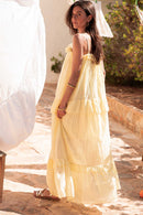 LYDIE Jaune - Robe Longue