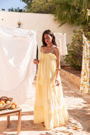 LYDIE Jaune - Robe Longue