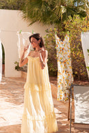 LYDIE Jaune - Robe Longue