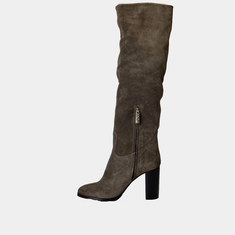 Bottes Ann Tuil Lyson - Velours Taupe