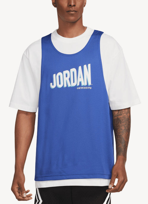 Nike - Tee-Shirt Jordan Flight - Bianco,Game Royal - Homme