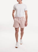 Nike - Short Club Woven Washed Flow - Pink Oxford,White - Homme