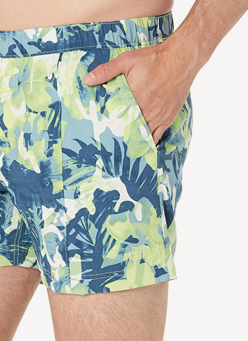 The North Face - Short Printed Class V - Sharp Green Tropical Camo Print - Homme