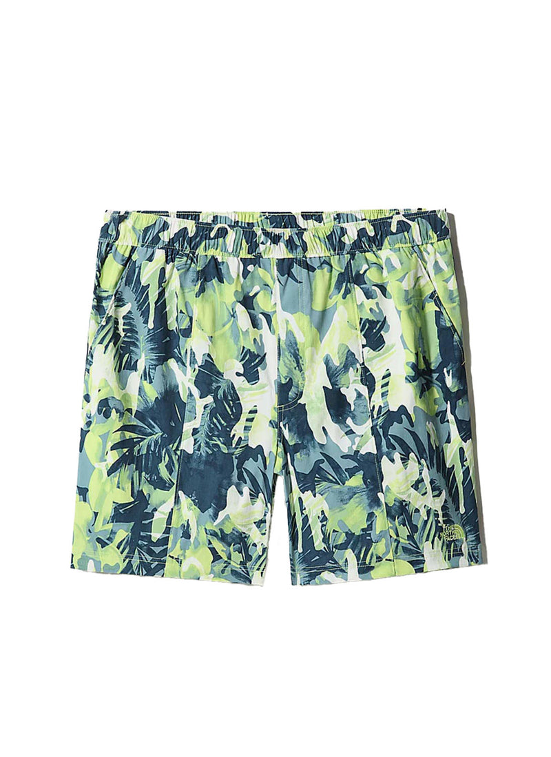 The North Face - Short Printed Class V - Sharp Green Tropical Camo Print - Homme