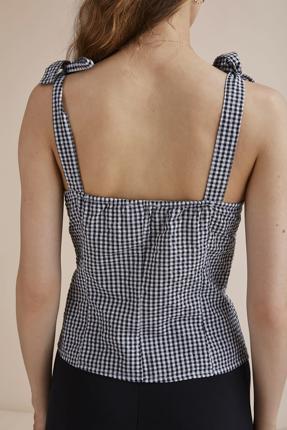 Top Angelo - Vichy Negro