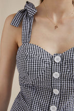 Top Angelo - Vichy Negro