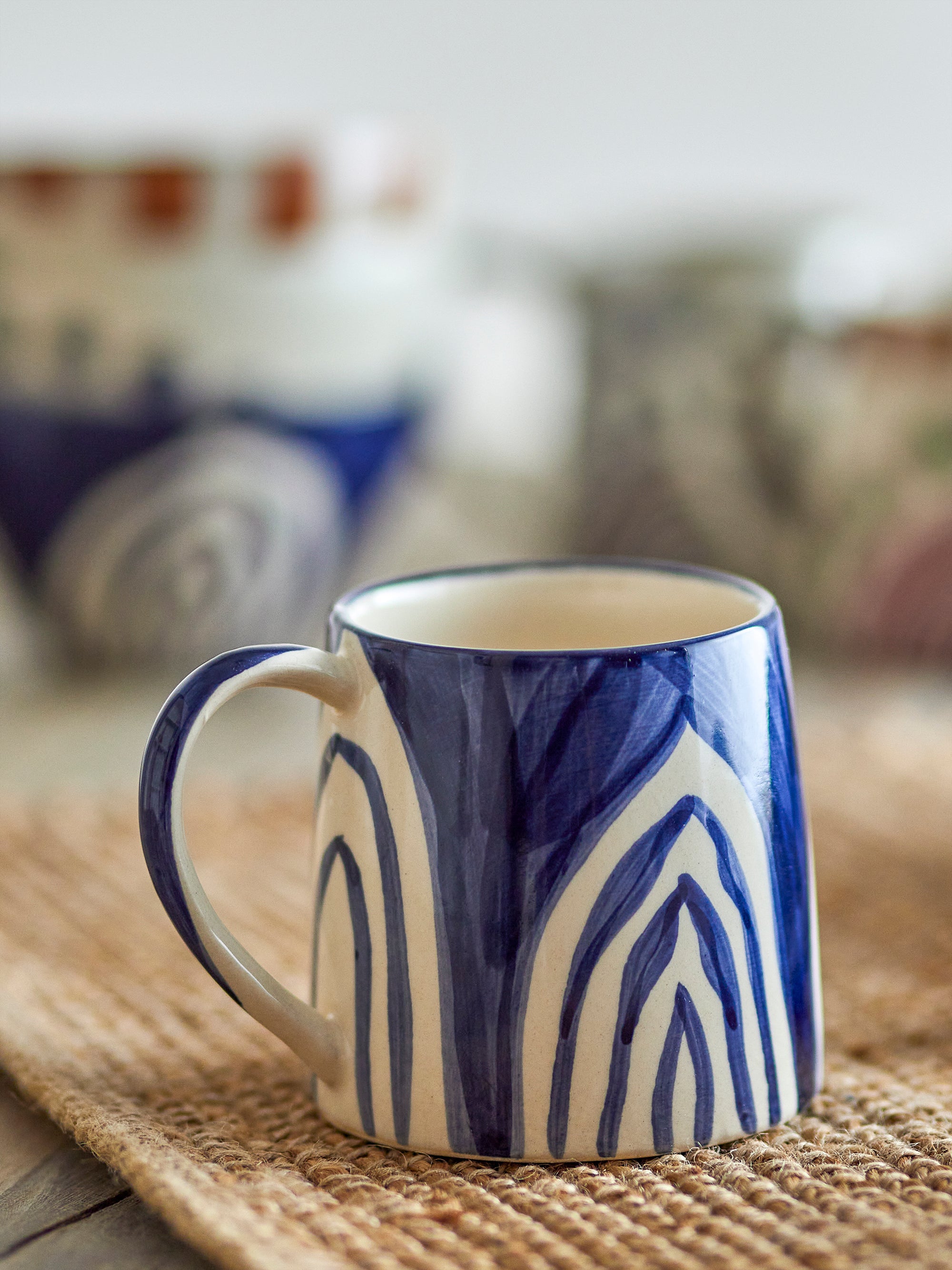 Shama - Taza - Azul - Gres