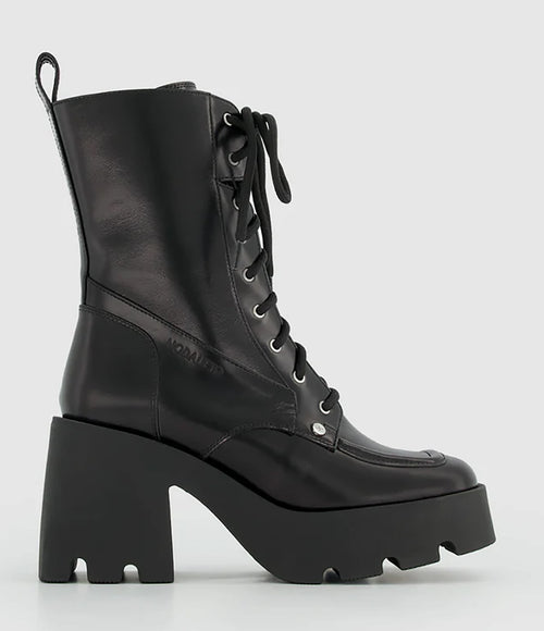 Nodaleto - Bottines Bulla Candy Cuir Black Soul - Femme