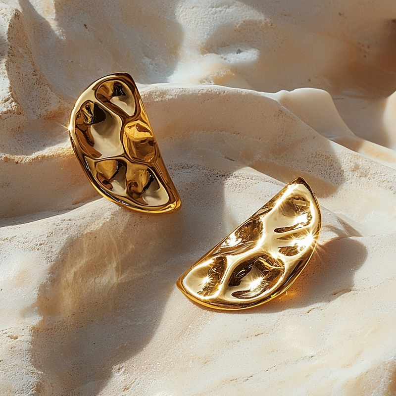 Boucles D'Oreilles Meteor Sélénite