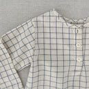 Mabo - Blouse August Cream Windowpane