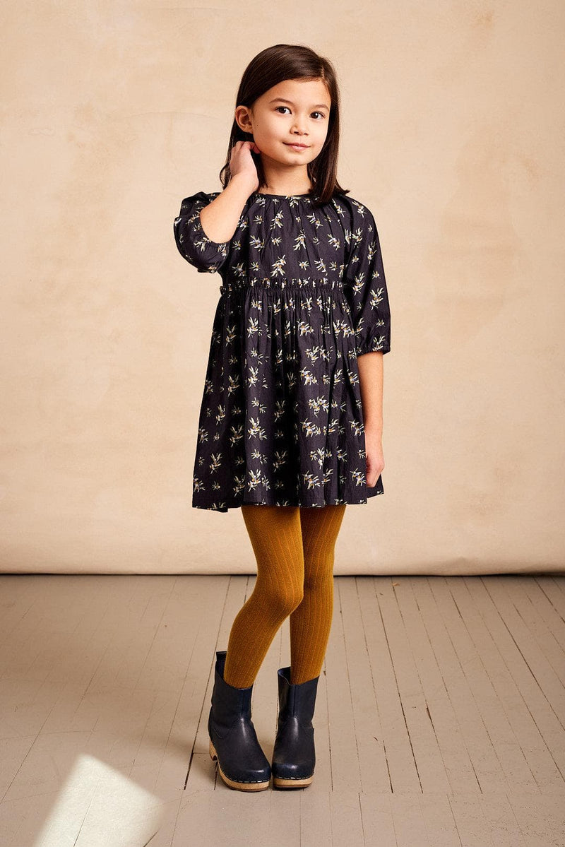 Robe Georgie navy berry branch - Sélection Mabo à retrouver sur amaetc.com, concept store eco friendly pour enfants