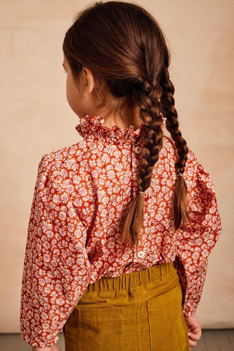 Loulou blouse in Liberty London Helenium - Mabo selection available on amaetc.com, eco-friendly concept store for children